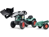 FALK - Šlapací traktor Farm Lander s nakladačem a vlečkou