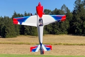 RC letadlo 104" Laser EXP V2 2,69m, červená/modrá/bílá