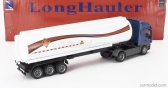 Newray Iveco fiat Stralis 540 Tanker Truck Fuel Transports 2009 1:43 Modrá Bílá