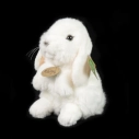 Rappa Plyšový králik biely stojaci 18 cm ECO-FRIENDLY