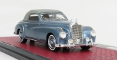 Matrix scale models Mercedes benz 220a (w187) Wendler Cabriolet Closed 1952 1:43 Light Blue Met Grey