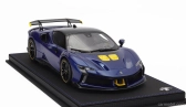 Bbr-models Ferrari Sf90 Xx Stradale 2024 - Con Vetrina - With Showcase 1:18 Blu Tour De France - Modrá Met Žlutá Černá
