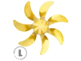 Raboesch lodná skrutka tr. 179 73 mm M5 7-listová ľavá