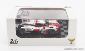 Spark-model Toyota Gr010 3.5l V6 Twin Turbo Hybrid Team Gazoo Racing N 7 Winner 24h Le Mans 2021 M.conway - K.kobayashi - J.m.lopez 1:87 Biela červená