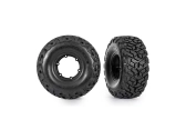 Pneumatiky Traxxas 2.2/3.2 Maxx Slash s pásmi, čierny vonkajší disk (pre #10274, 10276) (2)