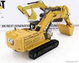 Dm-models Caterpillar Cat395 Escavatore Cingolato - Traktor novej generácie Hydraulický rýpadlo - hromadné rýpadlo Verzia 1:50 žltá čierna