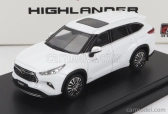 LCD model Toyota Highlander 2022 1:64 biely