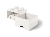 LEGO úložný box s šuplíkem 250x250x180mm - bílý