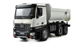 RC celokovový sklápač Mercedes-Benz Arocs, biela