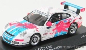 Minichamps Porsche 911 Gt3 N 33 Carrera Cup Asia Macau 2007 M.weng Sun 1:43 Biela svetlomodrá červená