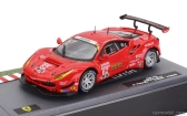 Edicola Ferrari 488 Gte 3.9l Turbo V8 Team Risi Competizione N 62 24h Daytona 2017 Giancarlo Fisichella - James Calado - Toni Vilander 1:43 Červená