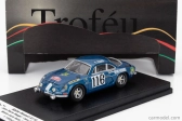 Trofeu Renault Alpine A110 (night Version) N 116 Rally Montecarlo 1971 Jean Pierre Rouget - Jean Sarrus 1:43 Blue