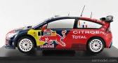 Edicola Citroen C4 Wrc Redbull Total N 1 Rally Deutschland 2008 S.loeb - D.elena 1:24 Červená Modrá Biela