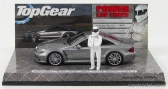 Minichamps Mercedes Benz Sl65 Amg (r230) V12 Biturbo - Čierna séria 2009 - Top Gear Whit Figures 1:43 Grey Met