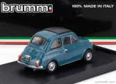 Brumm Fiat 500f Tetto Chiuso - uzavretý 1965 1:43 Modrá stredná