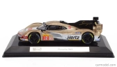Bburago Porsche 963 9rd 4.6l Turbo V8 Team Hertz Jota N 12 24h Le Mans 2024 Will Stevens - Norman Nato - Callum Ilott 1:43 Bílé Zlato