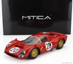 Mitica-r Ferrari 330 P3 4.0l V12 Coupe Ch.0848 Team Ferrari Sefac N 20 24h Le Mans 1966 Ludovico Scarfiotti - Mike Parkes 1:18 Red
