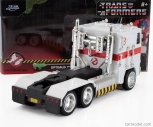 Jada Freightliner Flt86 Tractor Truck Ghostbusters Optimus Prime Transformers 3-assi 1984 1:50 Bílá Červená