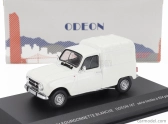 Odeon Renault R4 F4 Fourgonnette Van 1975 1:43 Bílá