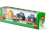 SIKU Super – ťahač s vlekom a 2 traktormi New Holland 1:87