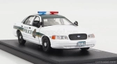 Greenlight Ford usa Crown Victoria Police Interceptor Atlanta Police 2009 - Baby Drive 1:43 Bílá