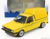 Solido Volkswagen Caddy Pick-up Mki Closed Van Poste 1982 1:18 Žltá