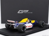 Gp-repliky Williams F1 Fw14b Renault N 5 Majster sveta Pole Postition Najrýchlejšie kolo a víťaz British Gp (s postavou pilota) 1992 Nigel Mansell 1:12 Modrá žltá biela