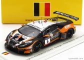 Spark-model Lamborghini Huracan Gt3 Evo Team Orange 1 Kpax Racing N 6 24h Spa 2022 J.pepper - A.caldarelli - M.mapelli 1:43 Orange Black