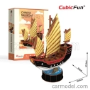 Cubicfun Puzzle 3d v penovej lodi Giunca Cinese cm. 20,8x9,8x27,8 - 62 dielikov /