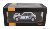 Ixo-models Peugeot 205 T16 N 2 Rally Montecarlo 1985 1:24, bílá