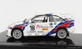 Ixo-models Ford england Escort Rs Cosworth N 18 Rally Bohemia 1996 V.blahna - J.pelc 1:43 Biela Modrá Červená