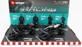 Bburago Mercedes gp Set F1 4x W14 Team Mercedes-amg Petronas Formula One N 44 Season 2023 Lewis Hamilton - N 63 Season 2023 George Russell - W13 N 44 Season 2022 Lewis Hamilton – W12 N 44 Season 2021 Lewis Hamilton 1:43 matná čierna strieborná