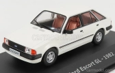 Edicola Ford england Escort Gl 1982 - Con Vetrina - With Showcase 1:43 Bílá
