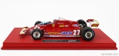Gp-replicas Ferrari F1  126cx Comprex Turbo N 27 Usa Ovest Long Beach Gp (with Pilot Figure) 1981 G.villeneuve - Con Vetrina - With Showcase 1:18 Red