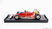 Brumm Ferrari F1  312t4 N 12 Monaco Gp 1979 Gilles Villeneuve - With Driver Figure 1:43 Red