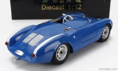 Porsche 550a Spider 1956 v mierke 1:12 modrá