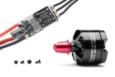 Kombinovaný set Telemetrické ovládanie HOTT 35Amp SBEC + Ultra 2812-1200Kv pravý otočný ovládač/posuvník (CW)