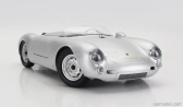 Porsche 550a Spider 1956 v mierke 1:12 strieborný