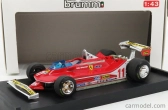 Brumm Ferrari F1 312t4 N 11 Víťaz majstrovstiev sveta v Monze Taliansko 1979 Jody Scheckter 1:43 Červená