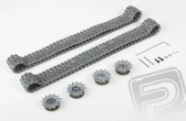 Upgrade kit tunning - kovové pásy + kola (pro 3838)