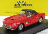Art-model Ferrari 250 Lwb California Long Nose Spider Closed 1960 1:43 Červená Černá