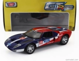 Motor-max Ford usa Gt N 58 Racing 2004 1:24 Modrá Bílá Červená