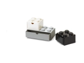 LEGO stolový box so zásuvkou Multi-Pack 3 ks, modrá/červená