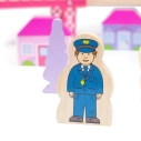 Bigjigs Rail Veľká drevená vláčiková dráha pre princezné - poškodený obal
