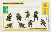 Zvezda Figures Soldati - Soldiers Military German Panzergrenadiers 1:35 /