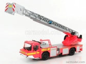 Edicola Iveco Magirus Dla-k 23-12 Scala Ladder Truck Germany 2003 1:43 Červená Stříbrná