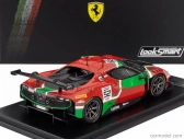 Looksmart Ferrari 296 Gt3 3.0l Twin Turbo V6 Team Af Corse N 52 24h Spa 2024 Andrea Bertolini - Jef Machiels - Louis Machiels - Tommaso Mosca 1:43 Červená Zelená