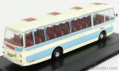 Edicola Leyland Leopard Autobus Plaxton Panorama Coach Samuel Ledgard 1965 1:72 Světle Modrá Krémová