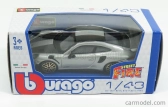 Bburago Porsche 911 991-2 Gt2 Rs Coupe 2018 1:43 strieborno-čierna