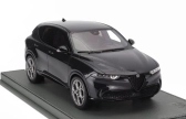 Bbr-models Alfa romeo Tonale Veloce Plug-in Hybrid 2023 - Con Vetrina - S vitrínou 1:18 Nero Alfa - Black